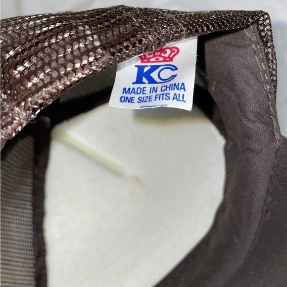 Raging Cow Snapback - KC Brand Hat - Mesh - Trucker Style Hat - Brown - Picture 5 of 5